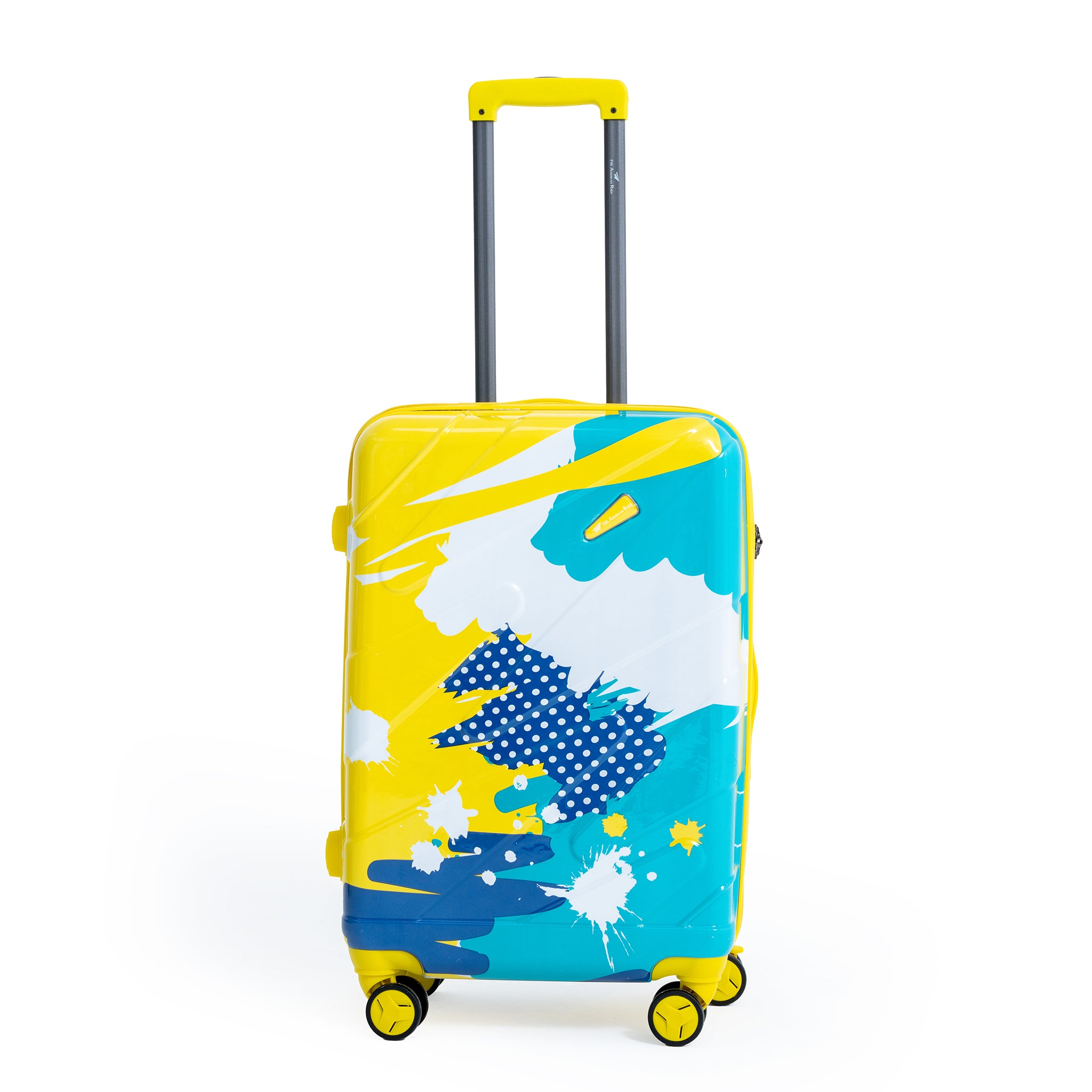 ENVY Yellow 3-Piece Trolley Bag Set – Lightweight ABS+PC Hardshell Luggag