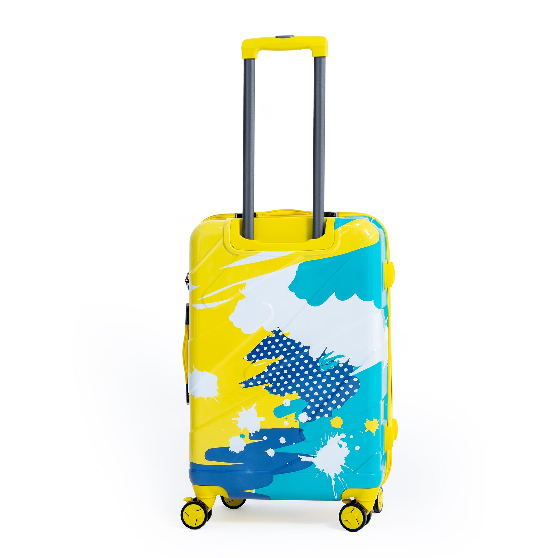 ENVY Yellow 3-Piece Trolley Bag Set – Lightweight ABS+PC Hardshell Luggag