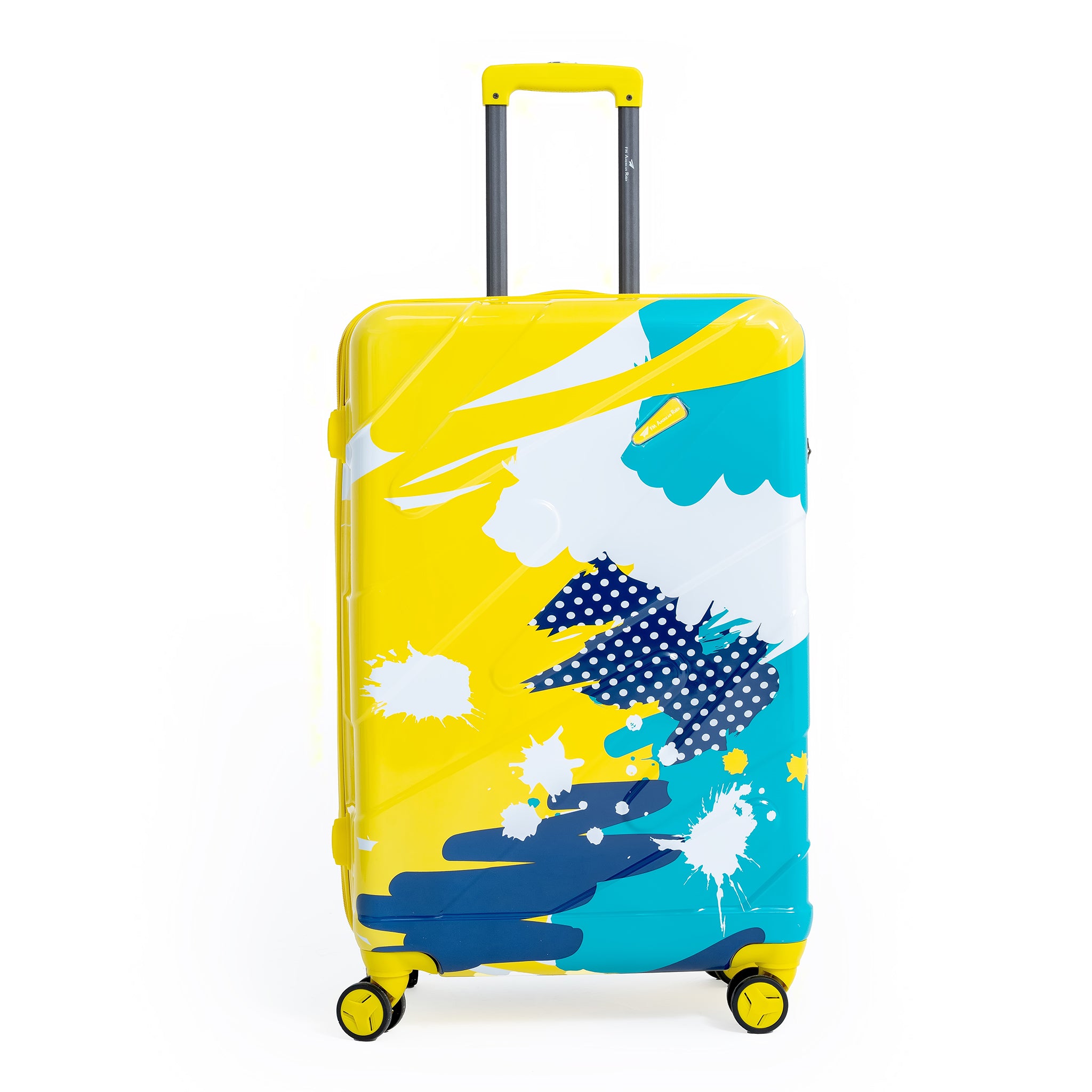 ENVY Yellow 3-Piece Trolley Bag Set – Lightweight ABS+PC Hardshell Luggag