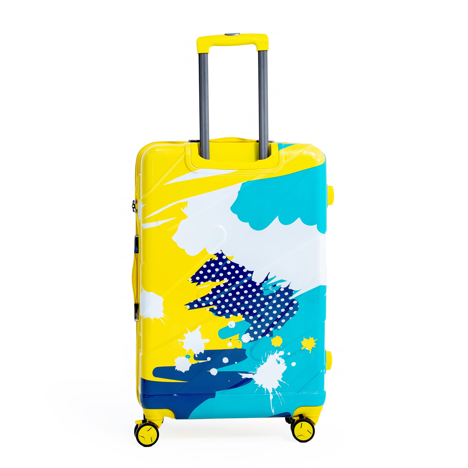 ENVY Yellow 3-Piece Trolley Bag Set – Lightweight ABS+PC Hardshell Luggag