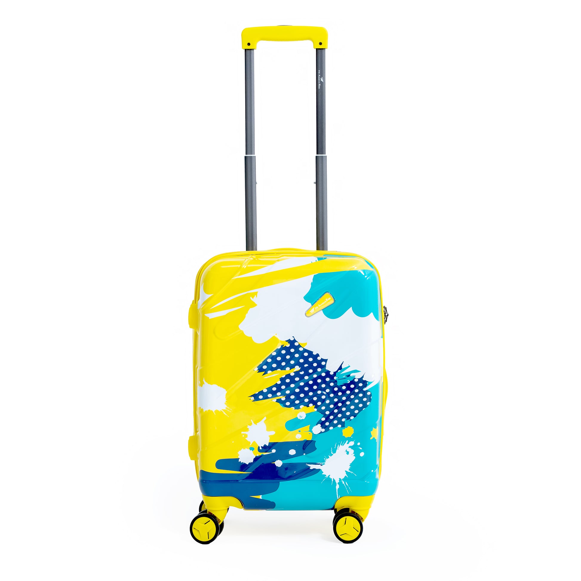 ENVY Yellow 3-Piece Trolley Bag Set – Lightweight ABS+PC Hardshell Luggag