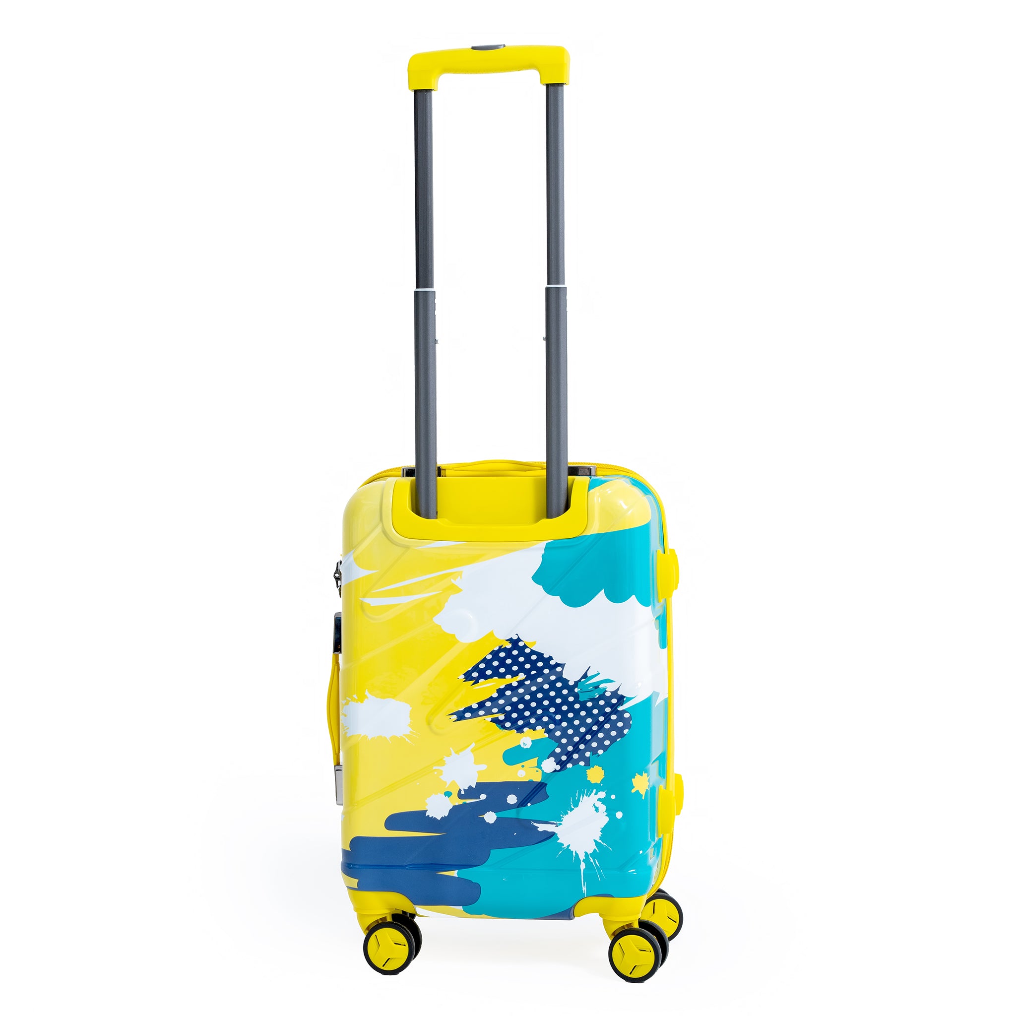 ENVY Yellow 3-Piece Trolley Bag Set – Lightweight ABS+PC Hardshell Luggag