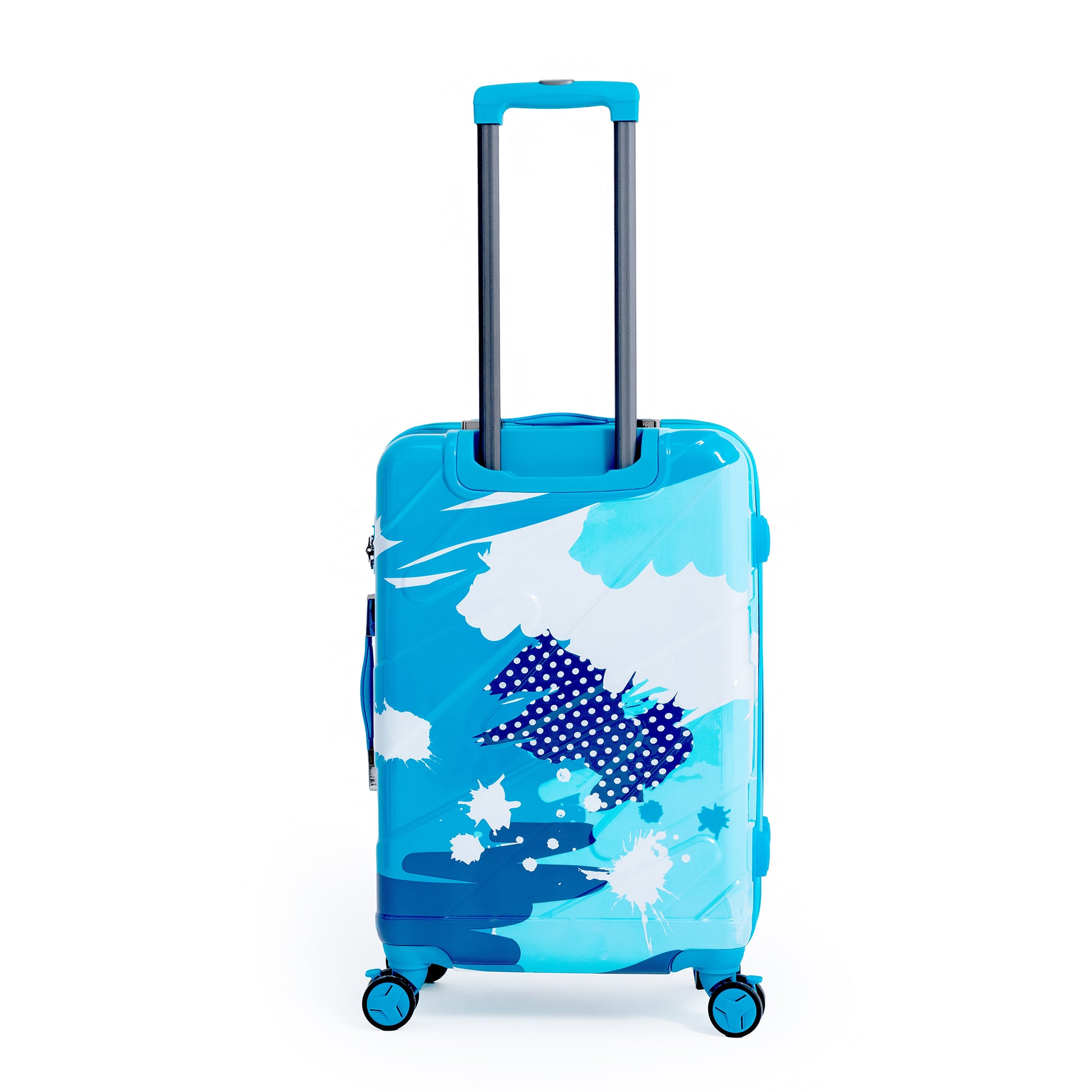 ENVY Sky Blue 3-Piece Trolley Bag Set – Lightweight ABS+PC Hardshell Luggage