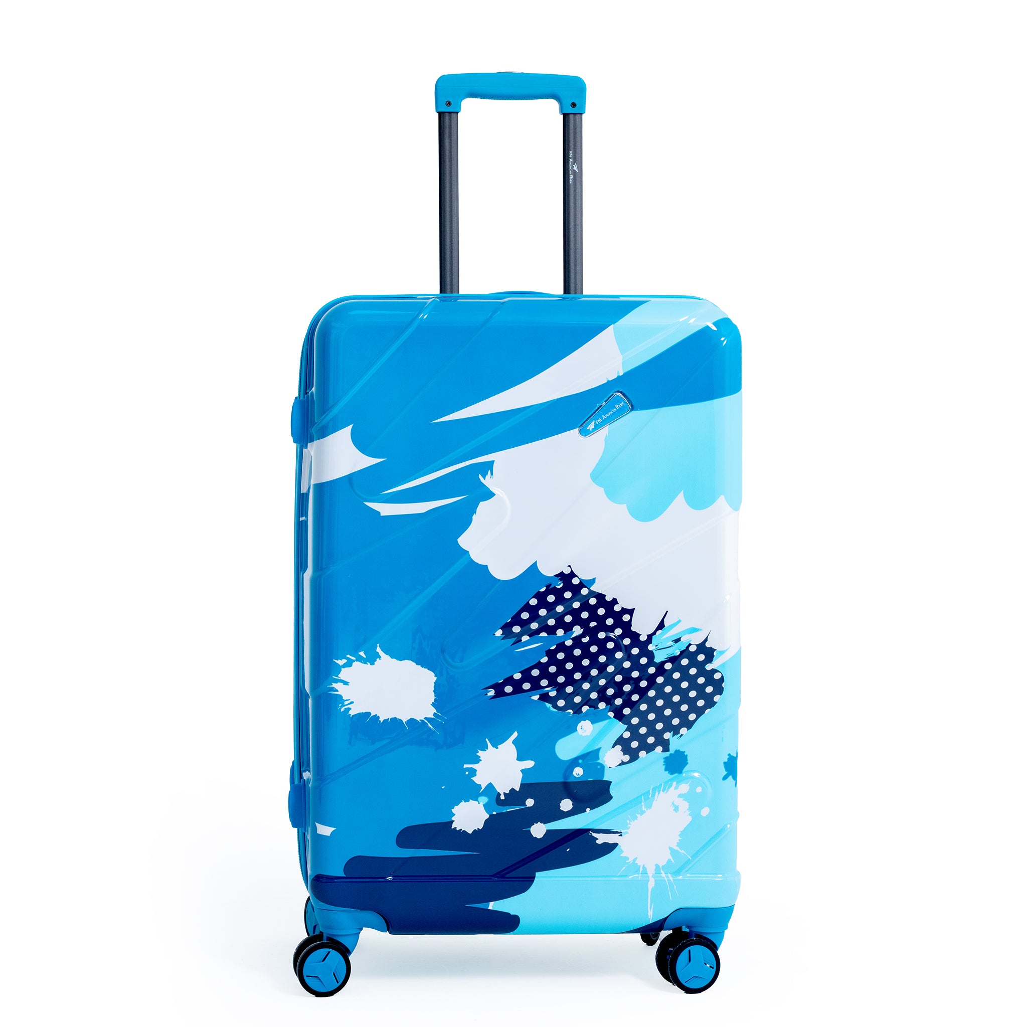 ENVY Sky Blue 3-Piece Trolley Bag Set – Lightweight ABS+PC Hardshell Luggage