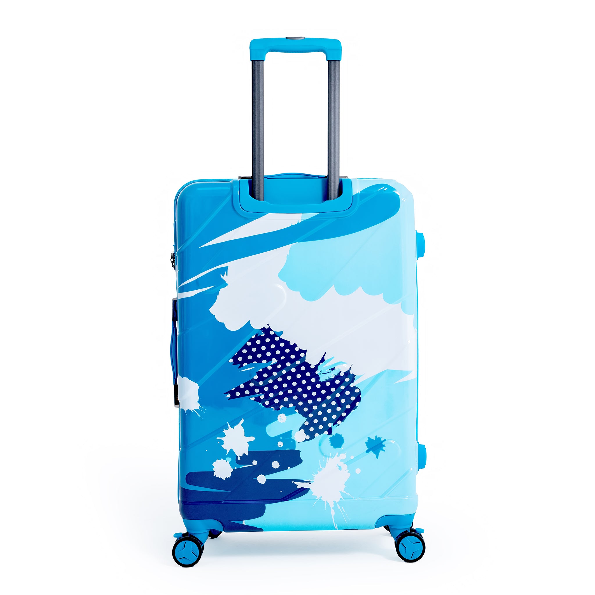 ENVY Sky Blue 3-Piece Trolley Bag Set – Lightweight ABS+PC Hardshell Luggage