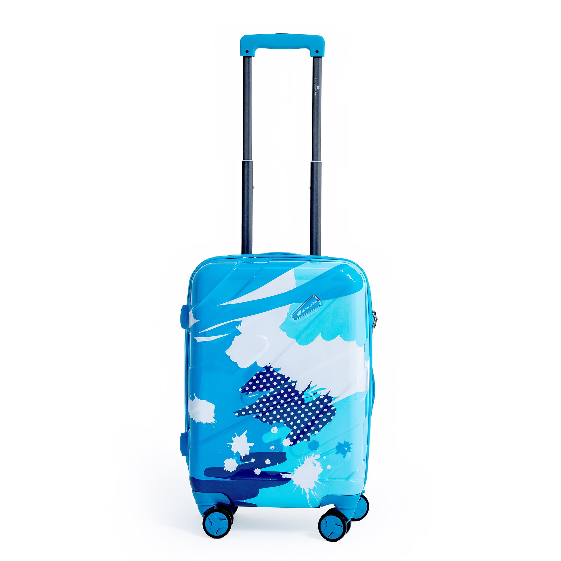 ENVY Sky Blue 3-Piece Trolley Bag Set – Lightweight ABS+PC Hardshell Luggage