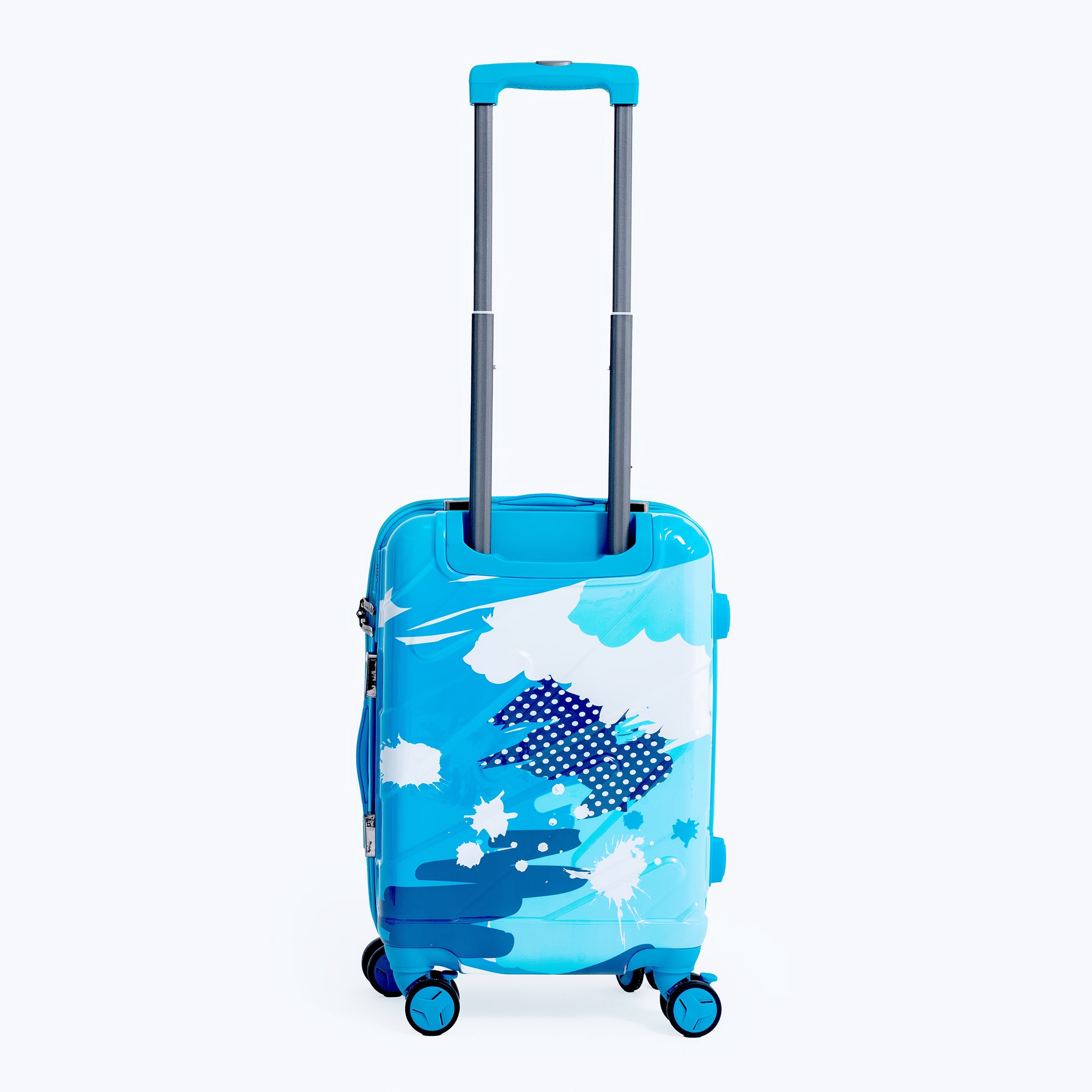 ENVY Sky Blue 3-Piece Trolley Bag Set – Lightweight ABS+PC Hardshell Luggage
