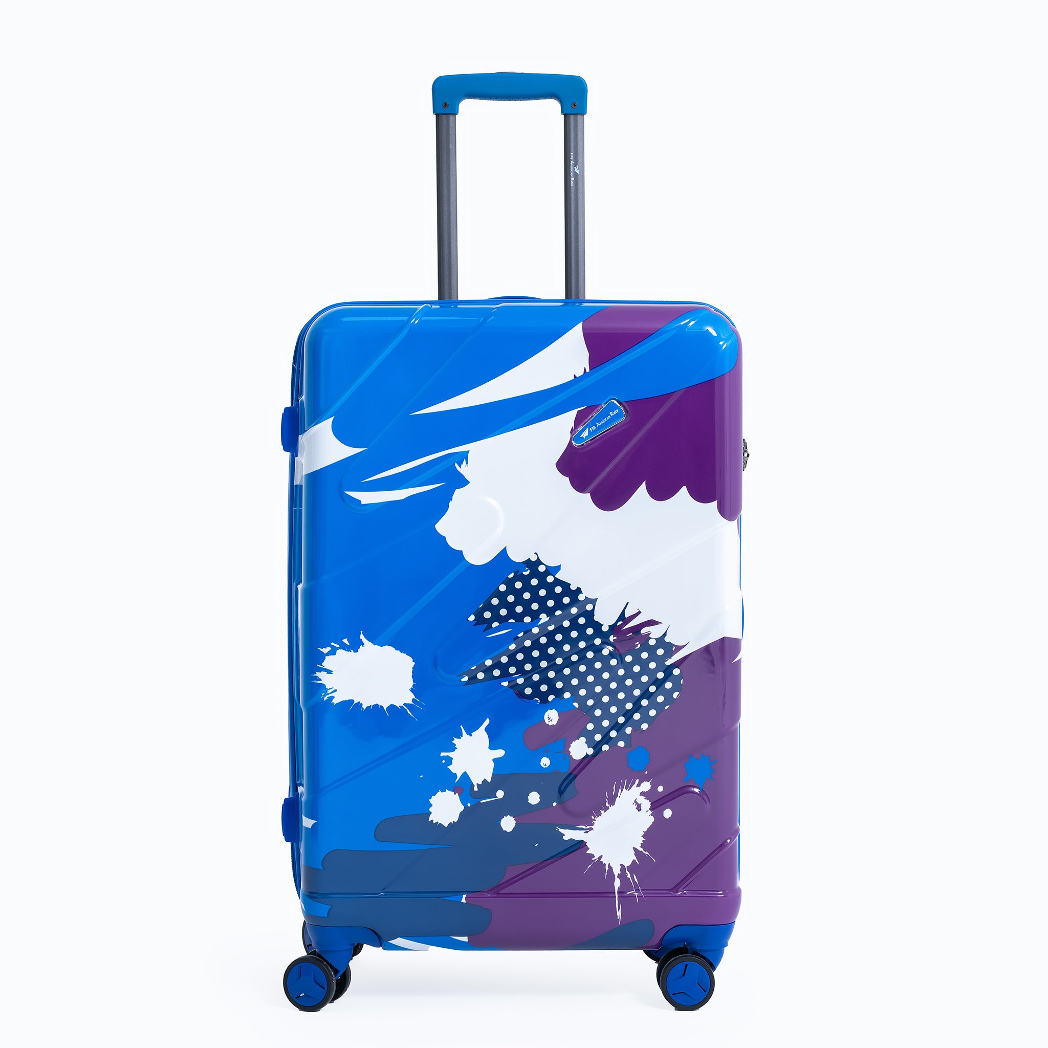 ENVY Navy Blue 3-Piece Trolley Bag Set – Lightweight ABS+PC Hardshell Luggage