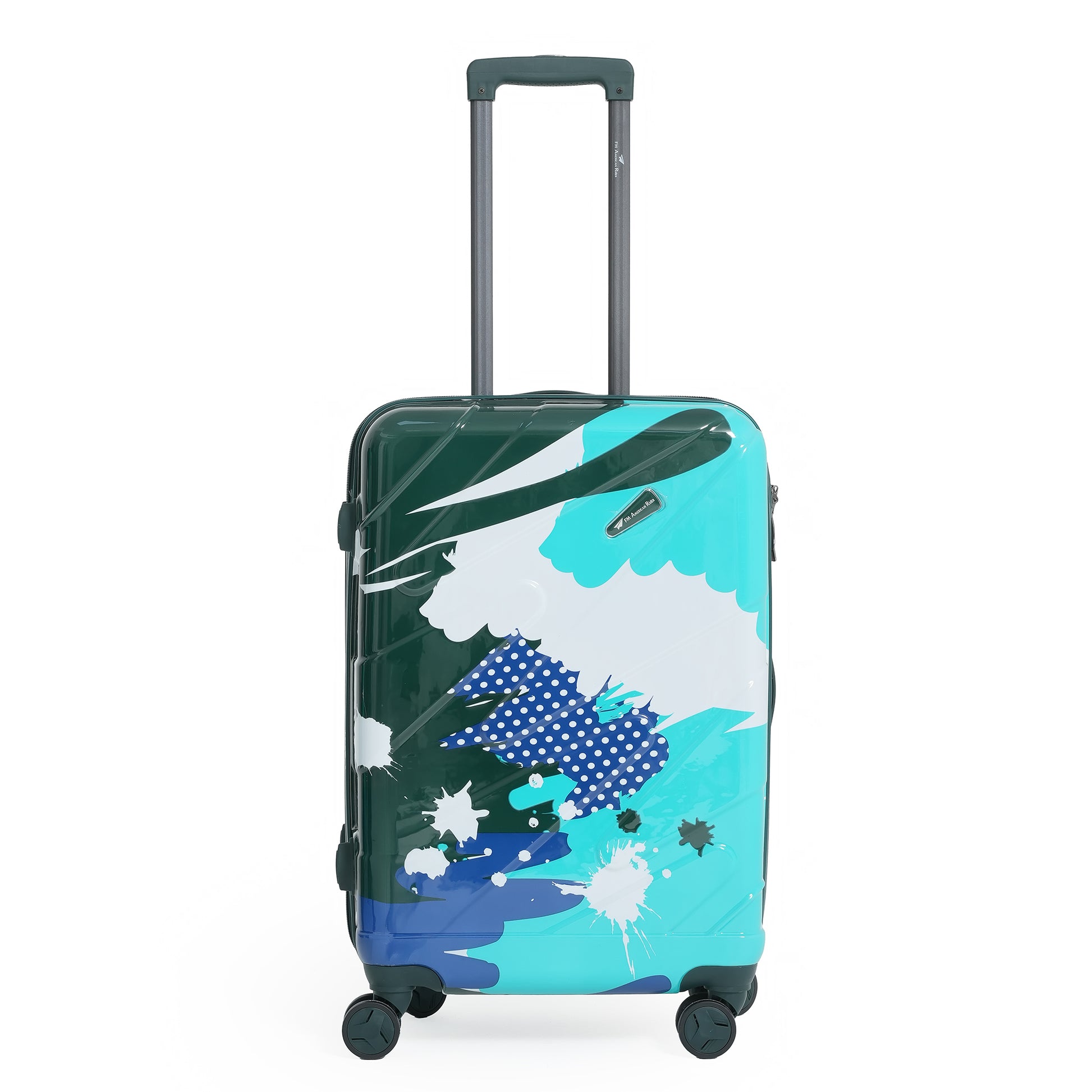 ENVY Green 3-Piece Trolley Bag Set – Lightweight ABS+PC Hardshell Luggage