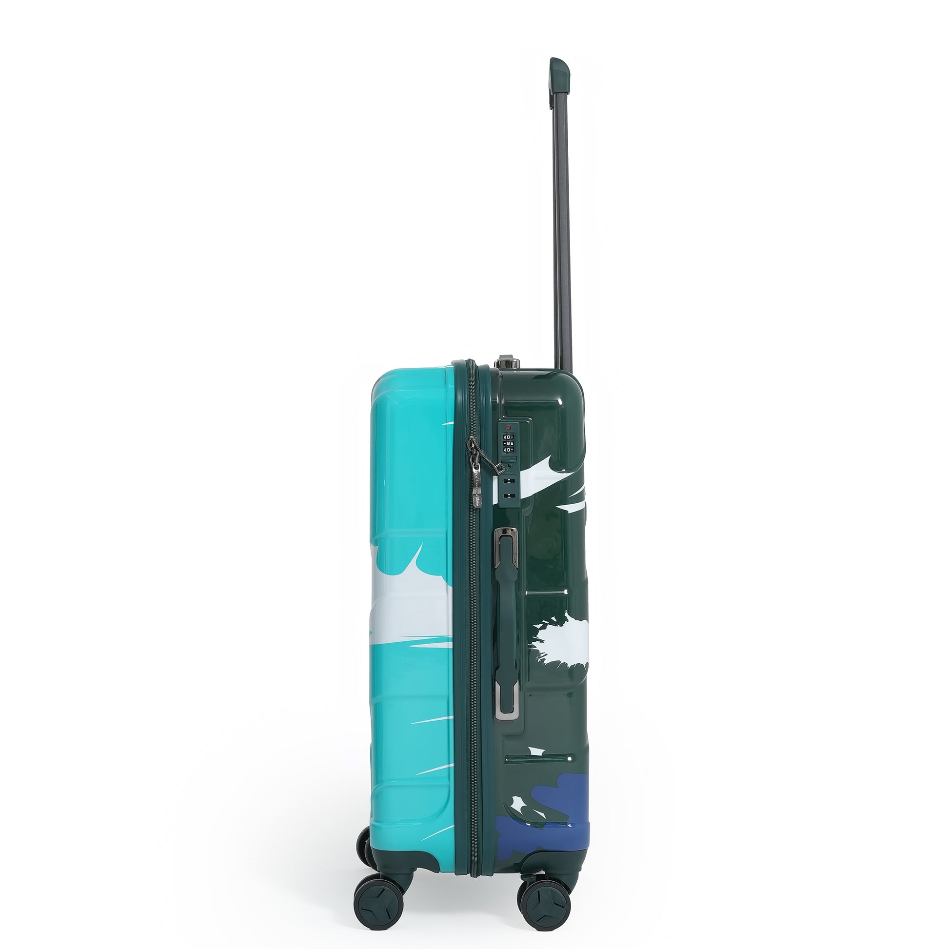 ENVY Green 3-Piece Trolley Bag Set – Lightweight ABS+PC Hardshell Luggage