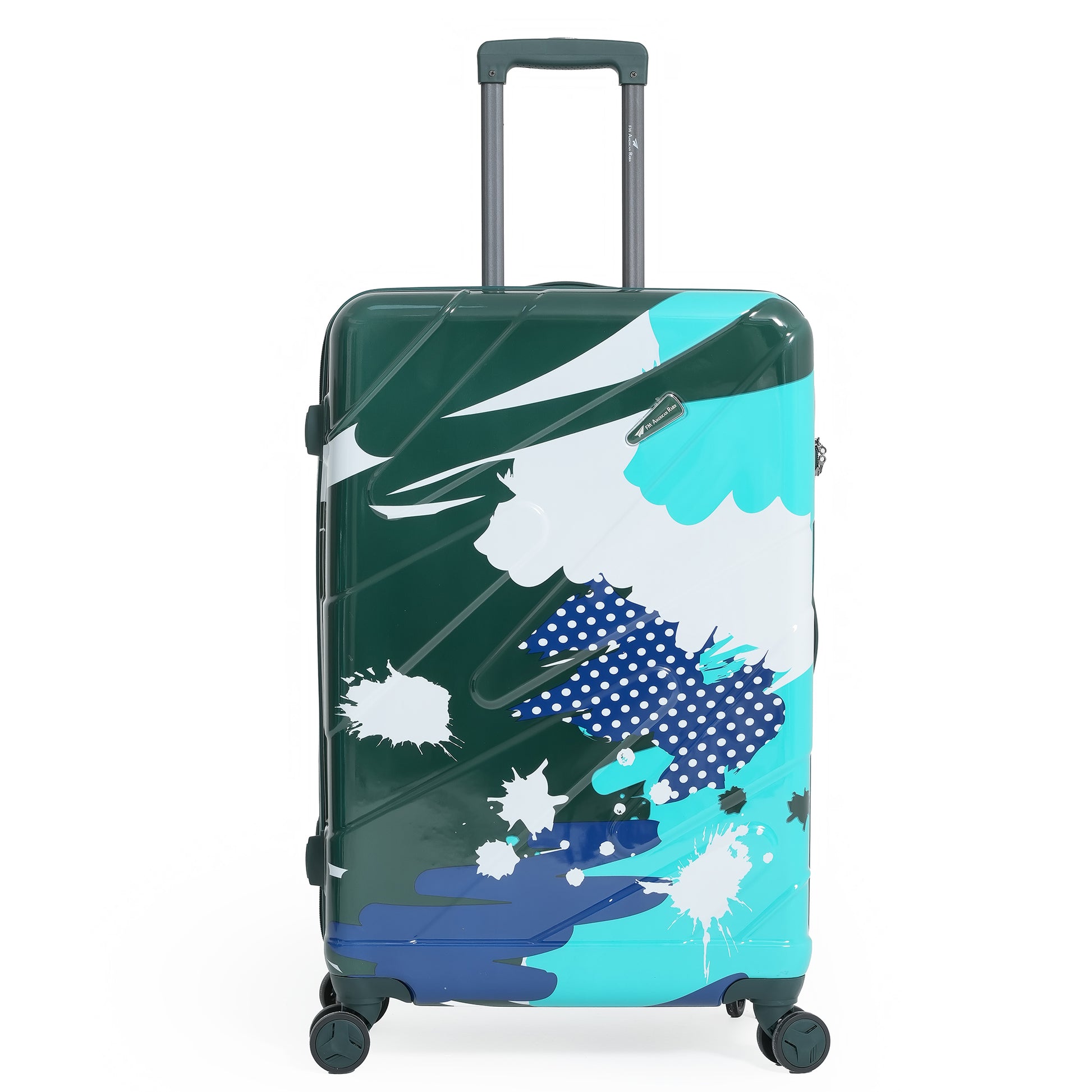 ENVY Green 3-Piece Trolley Bag Set – Lightweight ABS+PC Hardshell Luggage