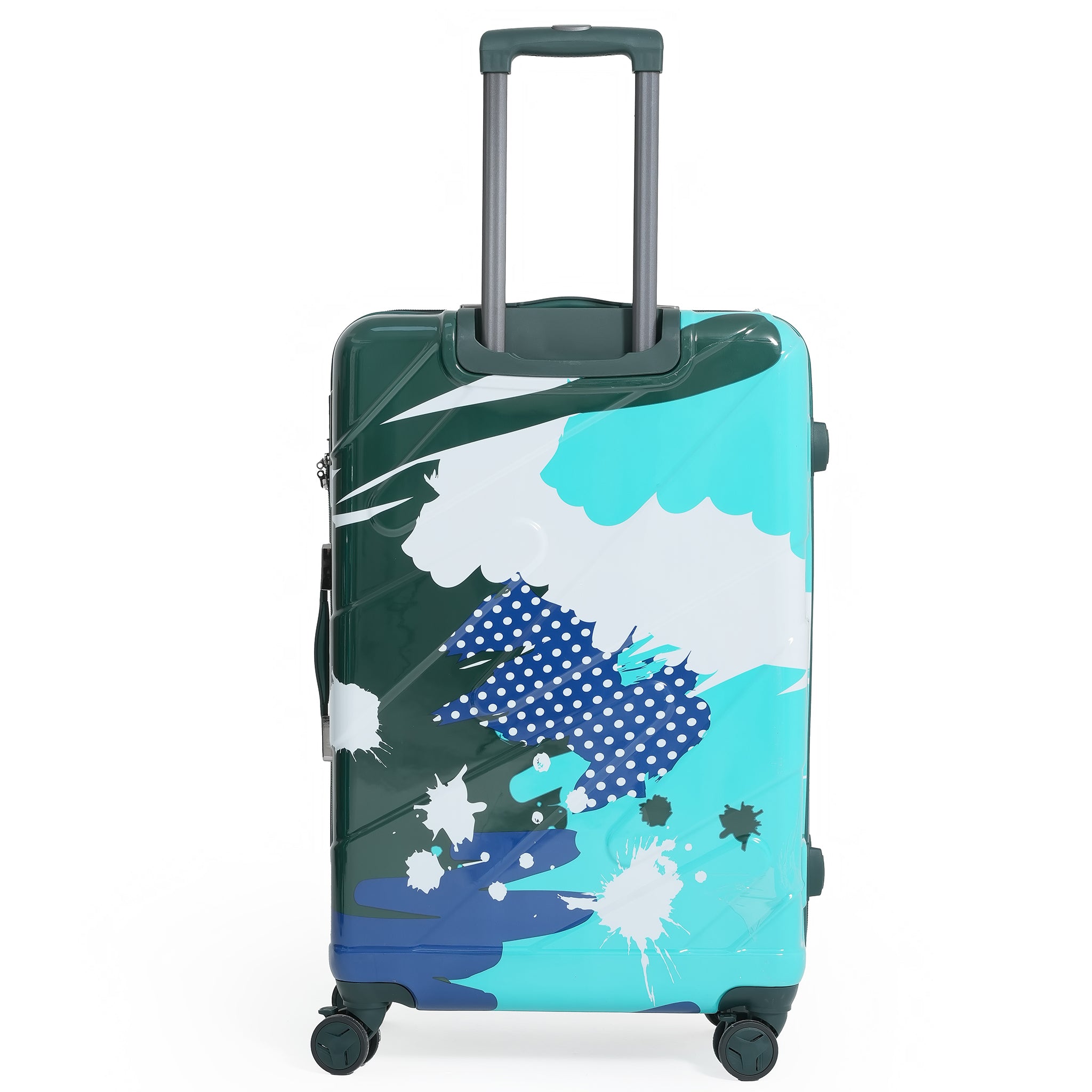 ENVY Green 3-Piece Trolley Bag Set – Lightweight ABS+PC Hardshell Luggage