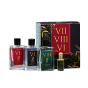 Discover the 786 Four-Piece Combo Perfume Set, featuring a selection of long-lasting unisex fragrances.