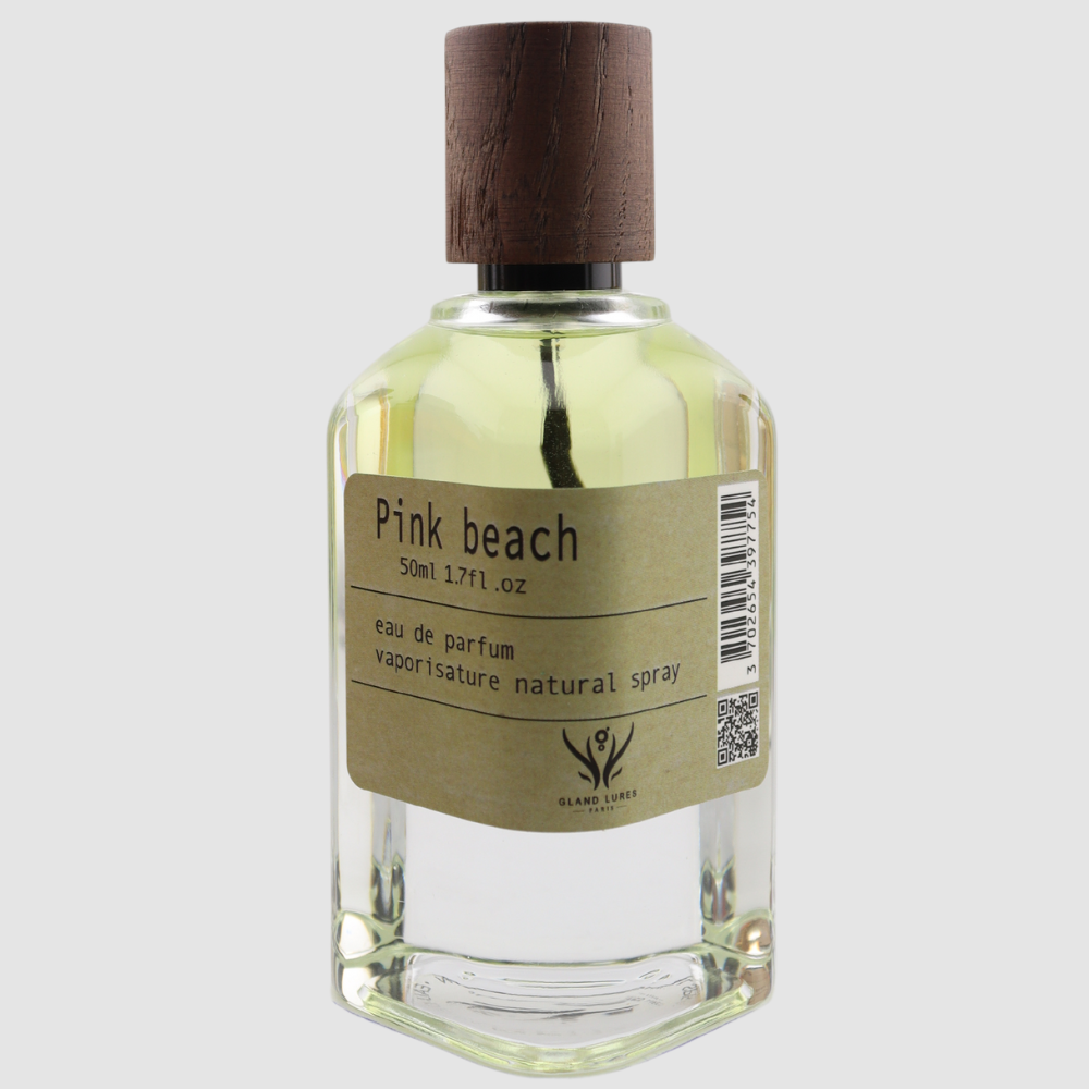 Immerse yourself in the refreshing essence of Pink Beach Eau De Parfum by Gland Lures Paris.