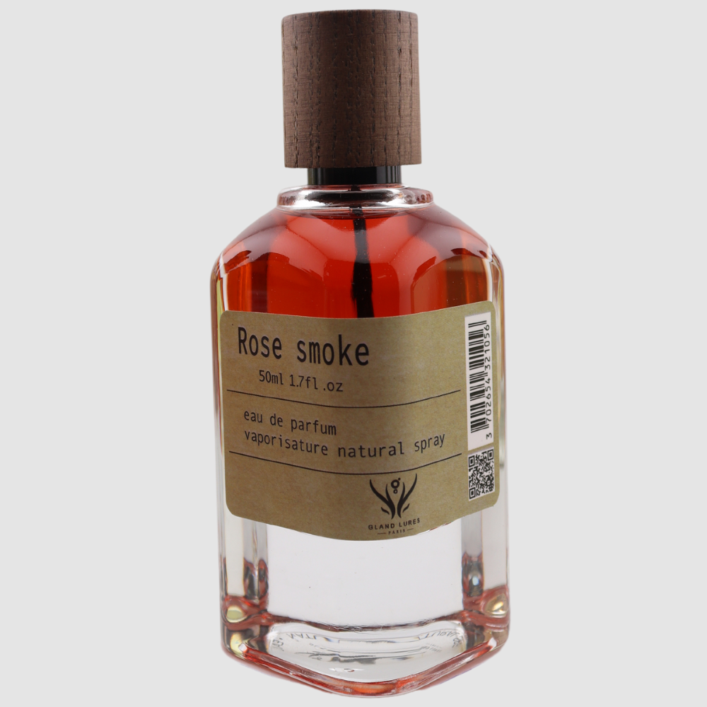 Experience the elegance of Rose Smoke &amp; Oud by Gland Lures Paris, a luxury perfume designed for those who appreciate rich, long-lasting fragrances.