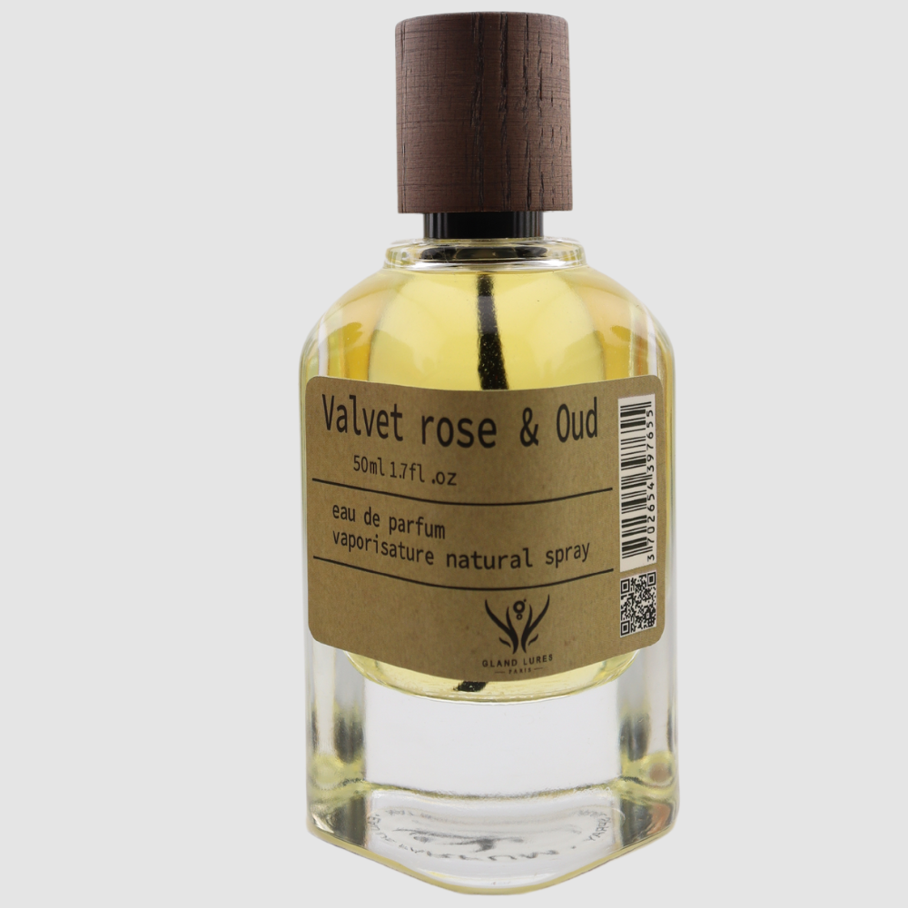 Unveil the elegance of Velvet Rose &amp; Oud by Gland Lures Paris, a luxurious, long-lasting perfume crafted for those who seek premium designer fragrances.