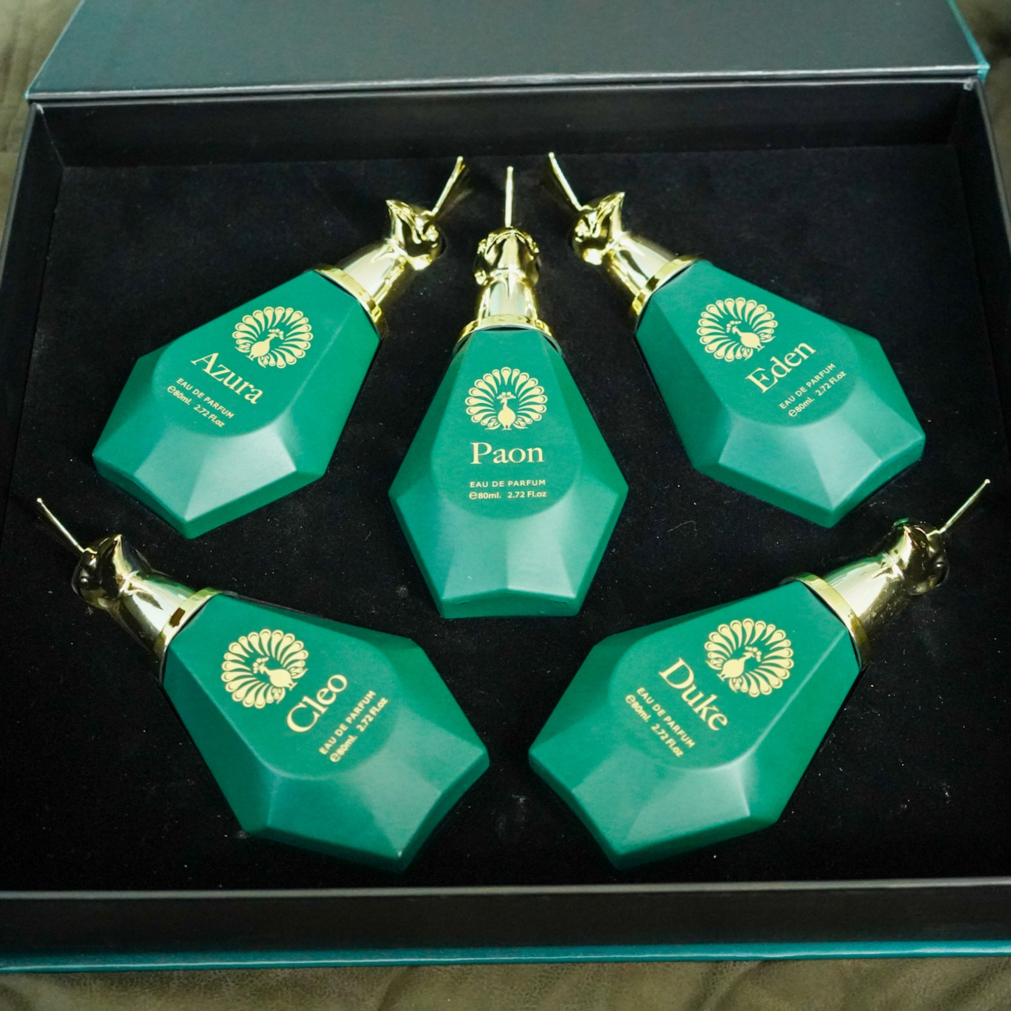 Indulge in luxury with our Peacock Collection