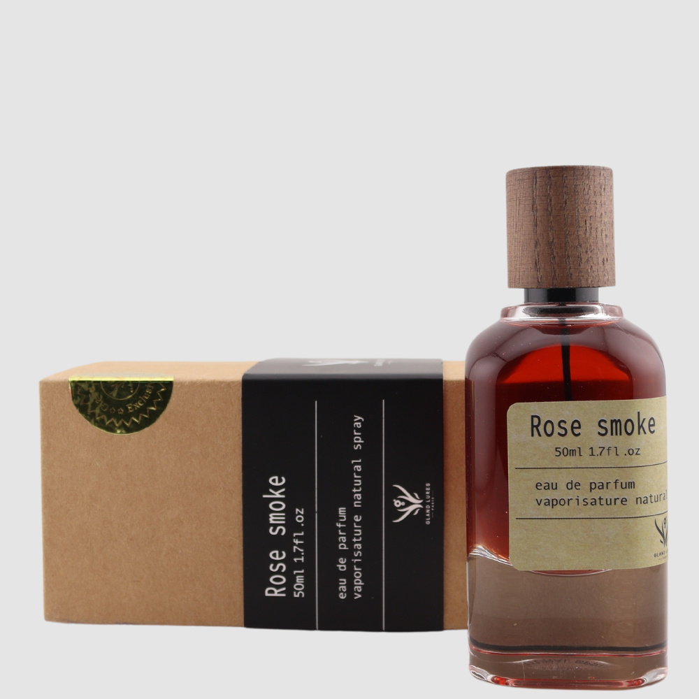 Experience the elegance of Rose Smoke &amp; Oud by Gland Lures Paris, a luxury perfume designed for those who appreciate rich, long-lasting fragrances.