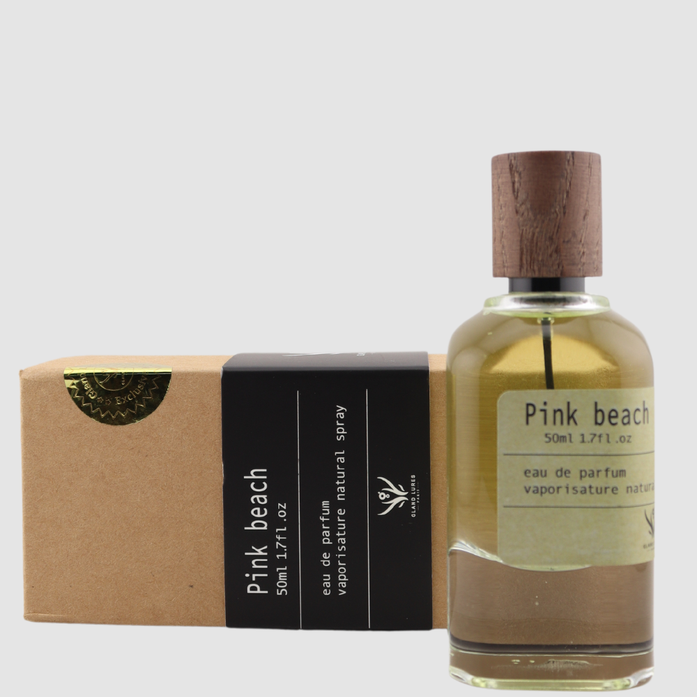 Immerse yourself in the refreshing essence of Pink Beach Eau De Parfum by Gland Lures Paris.
