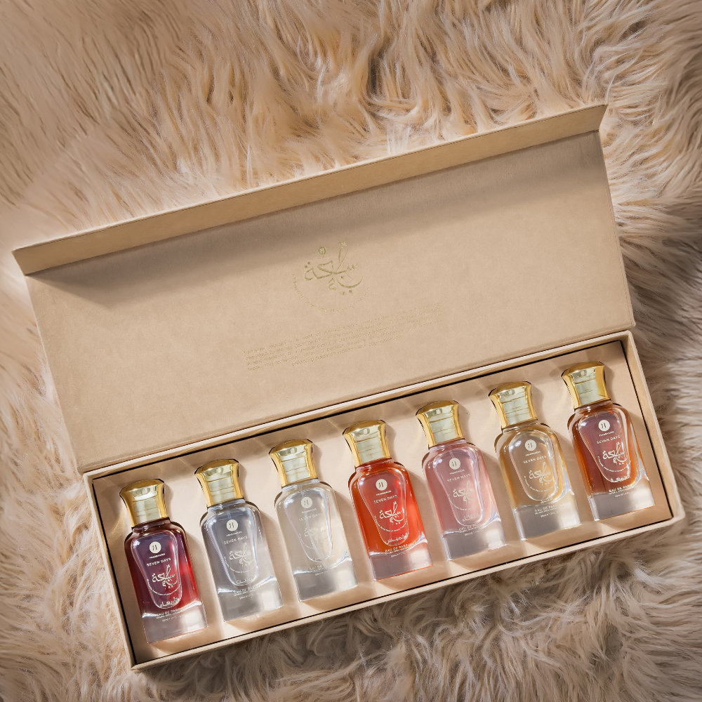 Introducing Seven Days, the perfect perfume collection for everyday use.