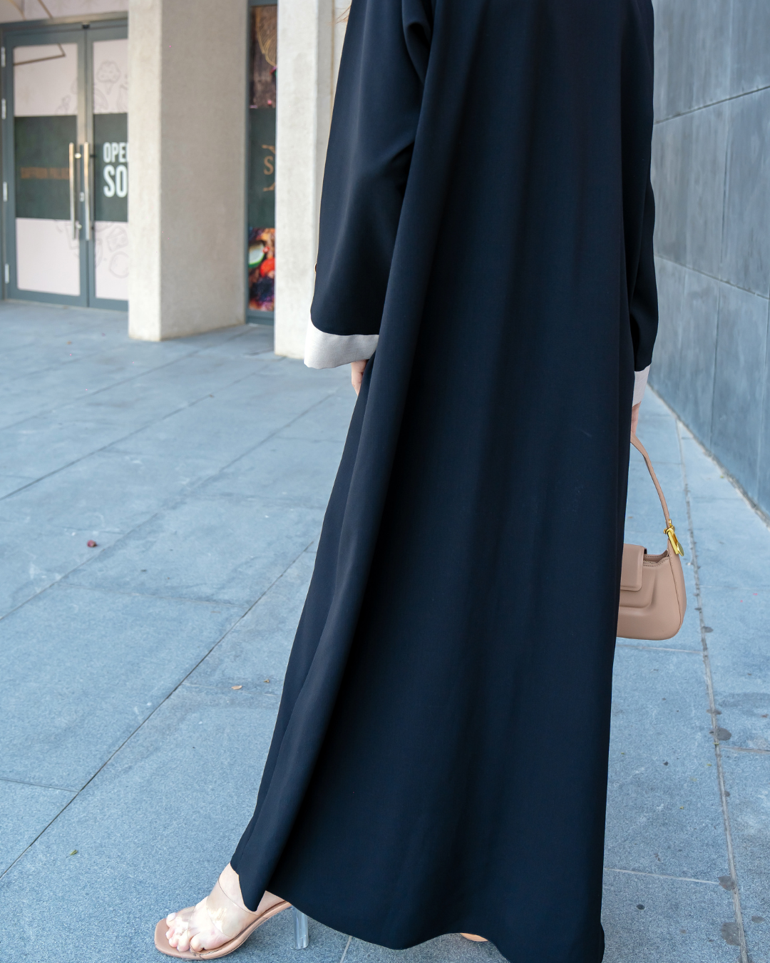 Stylish Korean Lilon Fabric Abaya for Women -modesty  everyday wear.