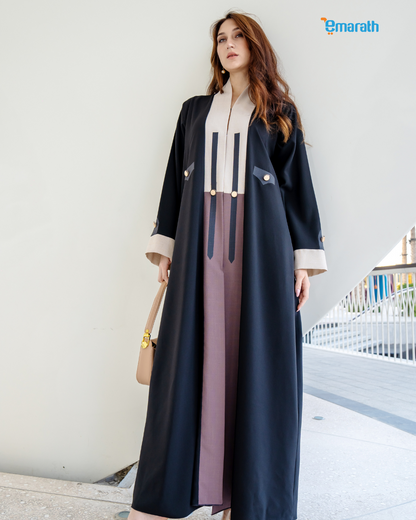 Stylish Korean Lilon Fabric Abaya for Women -modesty  everyday wear.