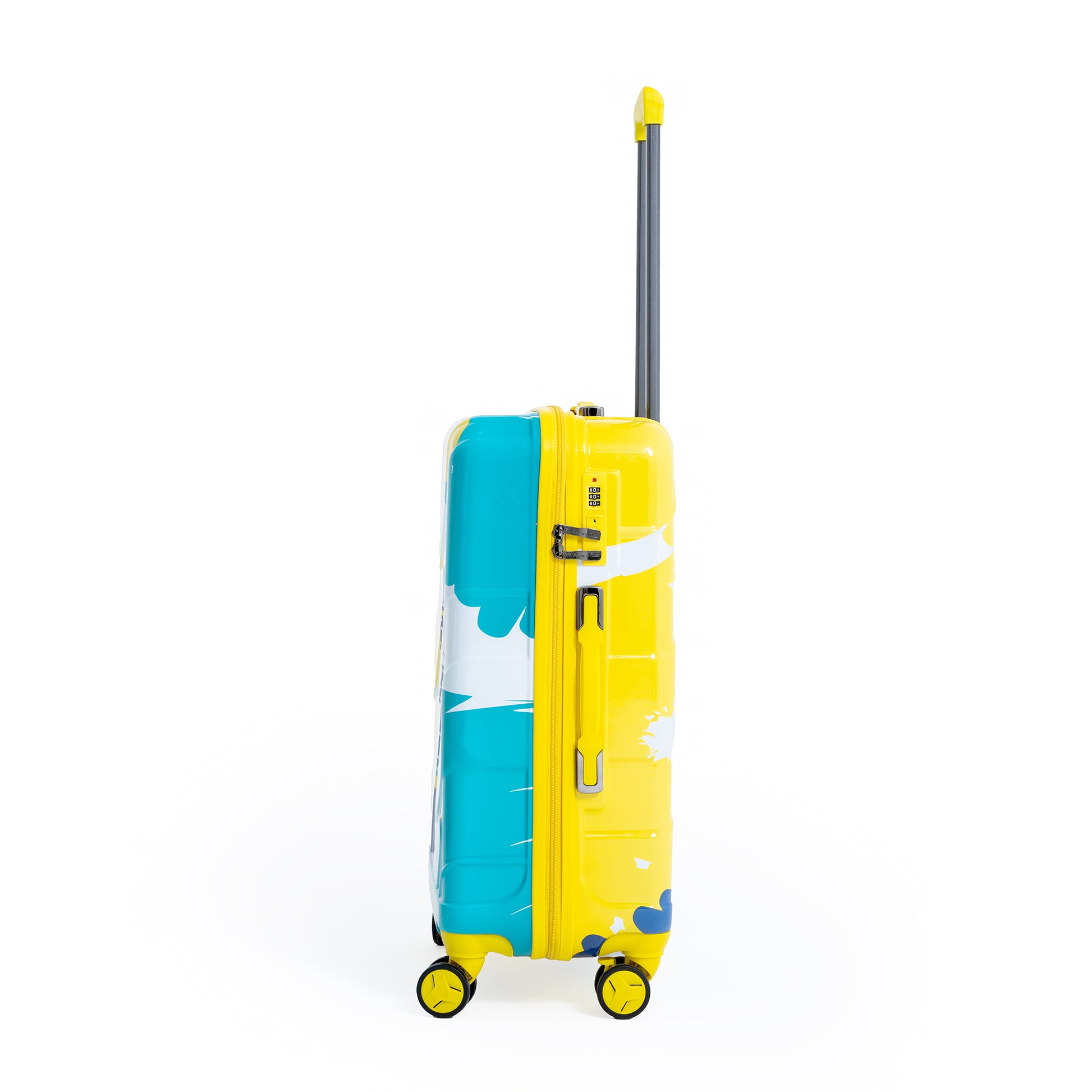 ENVY Yellow 3-Piece Trolley Bag Set – Lightweight ABS+PC Hardshell Luggag