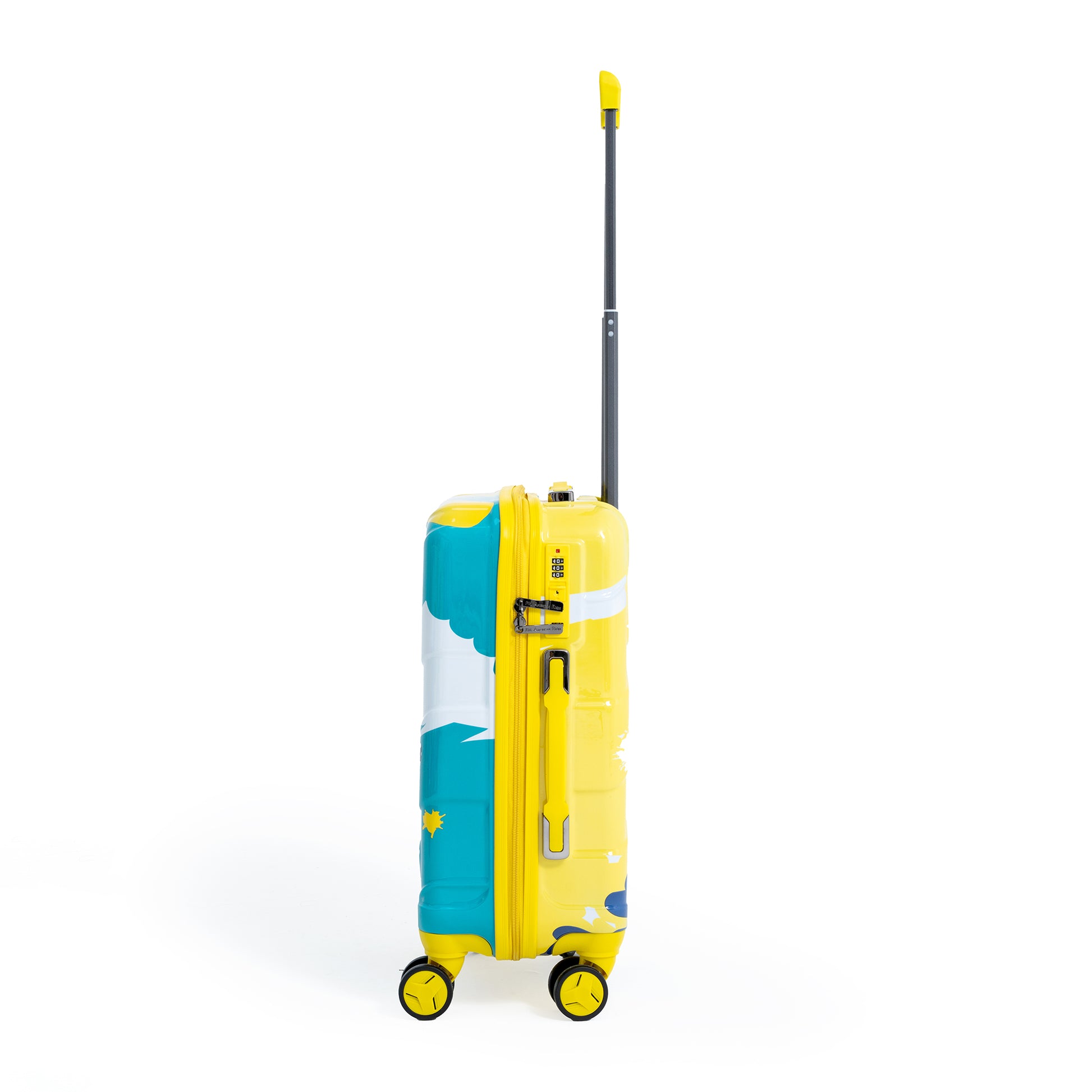 ENVY Yellow 3-Piece Trolley Bag Set – Lightweight ABS+PC Hardshell Luggag