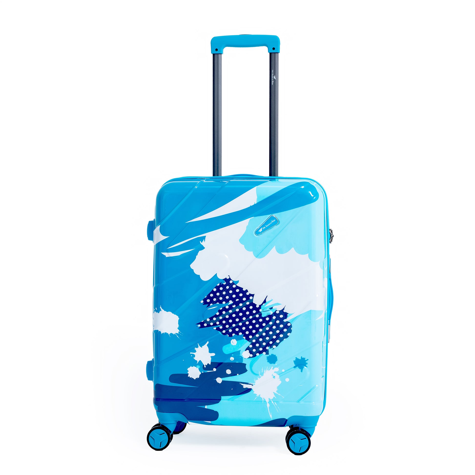 ENVY Sky Blue 3-Piece Trolley Bag Set – Lightweight ABS+PC Hardshell Luggage