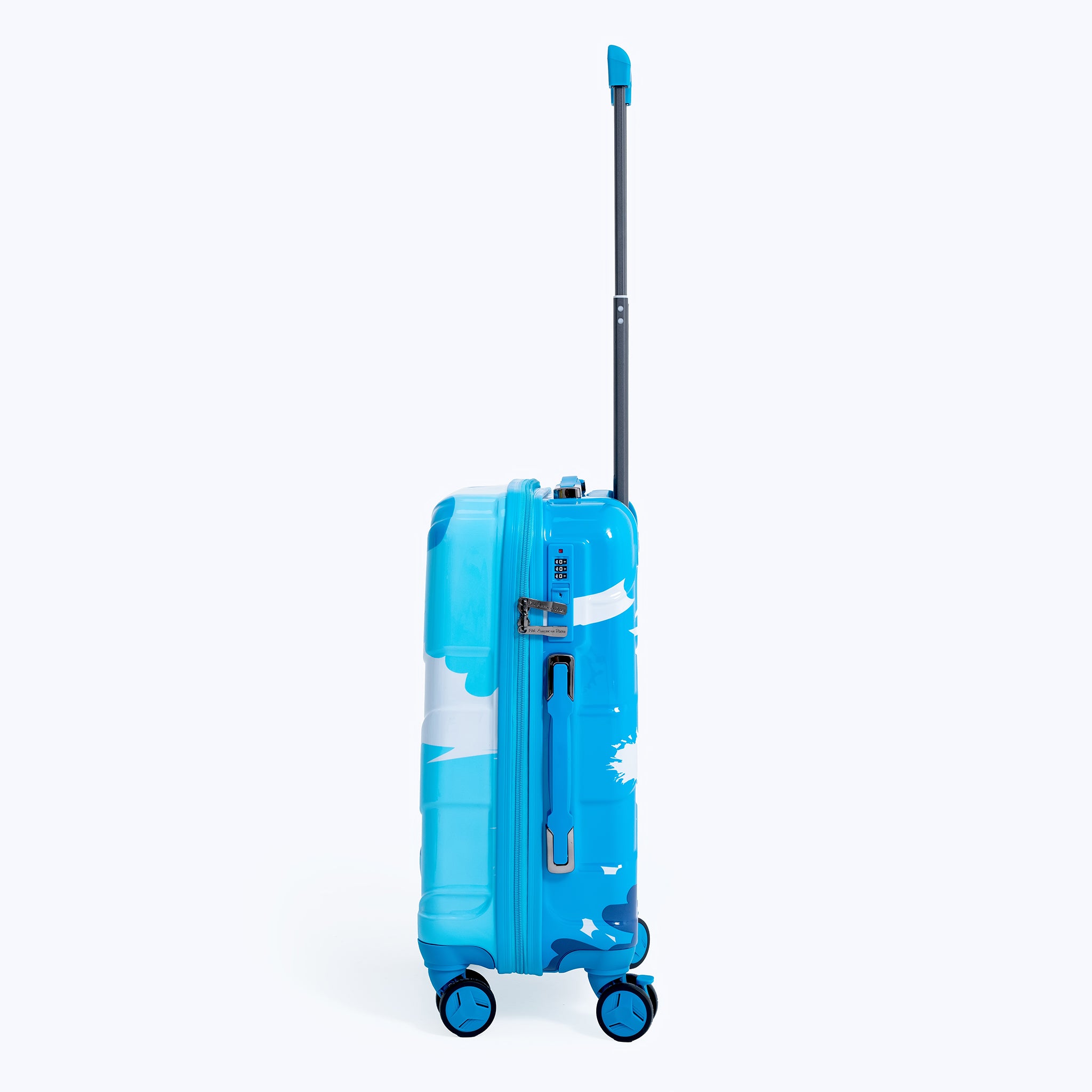 ENVY Sky Blue 3-Piece Trolley Bag Set – Lightweight ABS+PC Hardshell Luggage