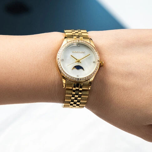 Discover the elegance of the MARKO BALENO LUNAA MB214-F Wrist Watch, a perfect blend of style and functionality.