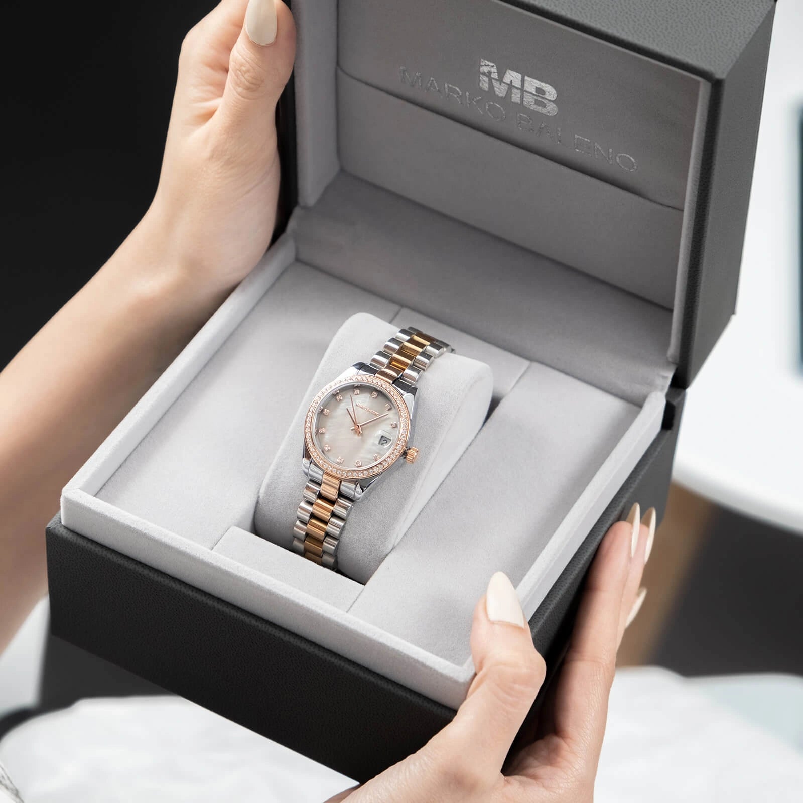 Discover the best watches for women with the MARKO BALENO AURORA MB202-C.