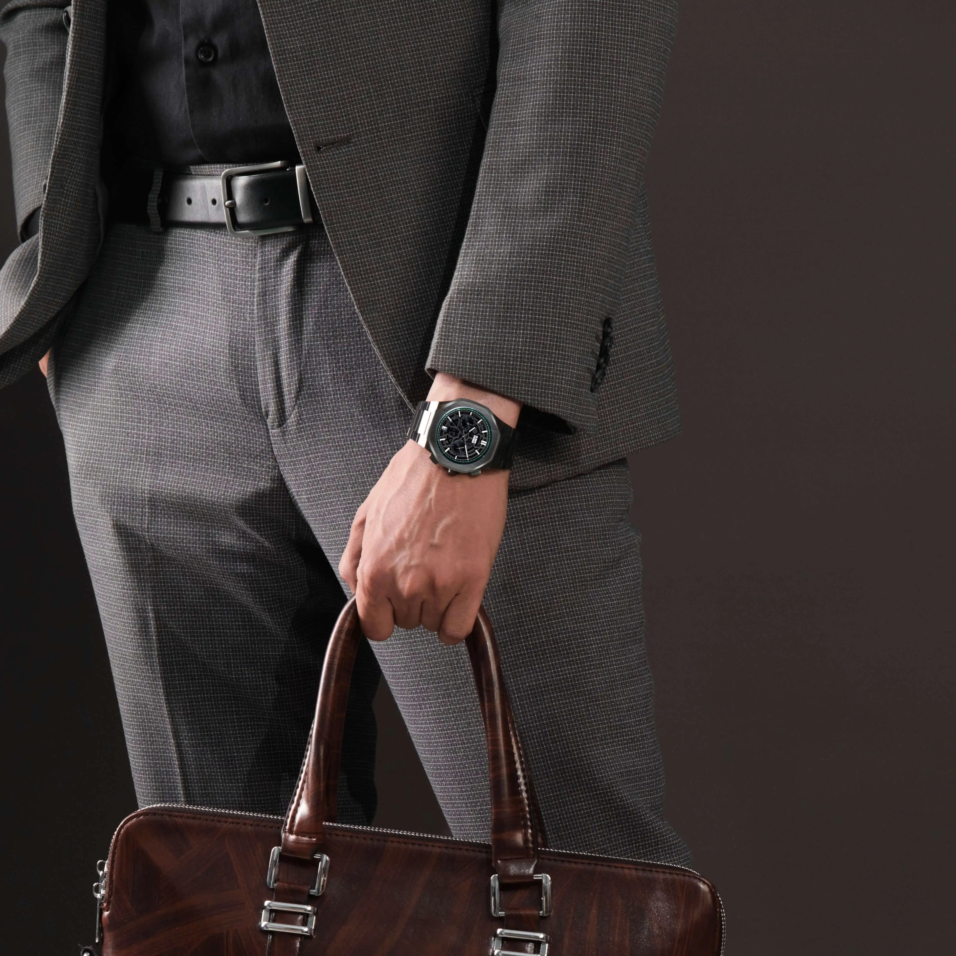 Elevate your style with the MARKO BALENO SKELETON MB180-B.