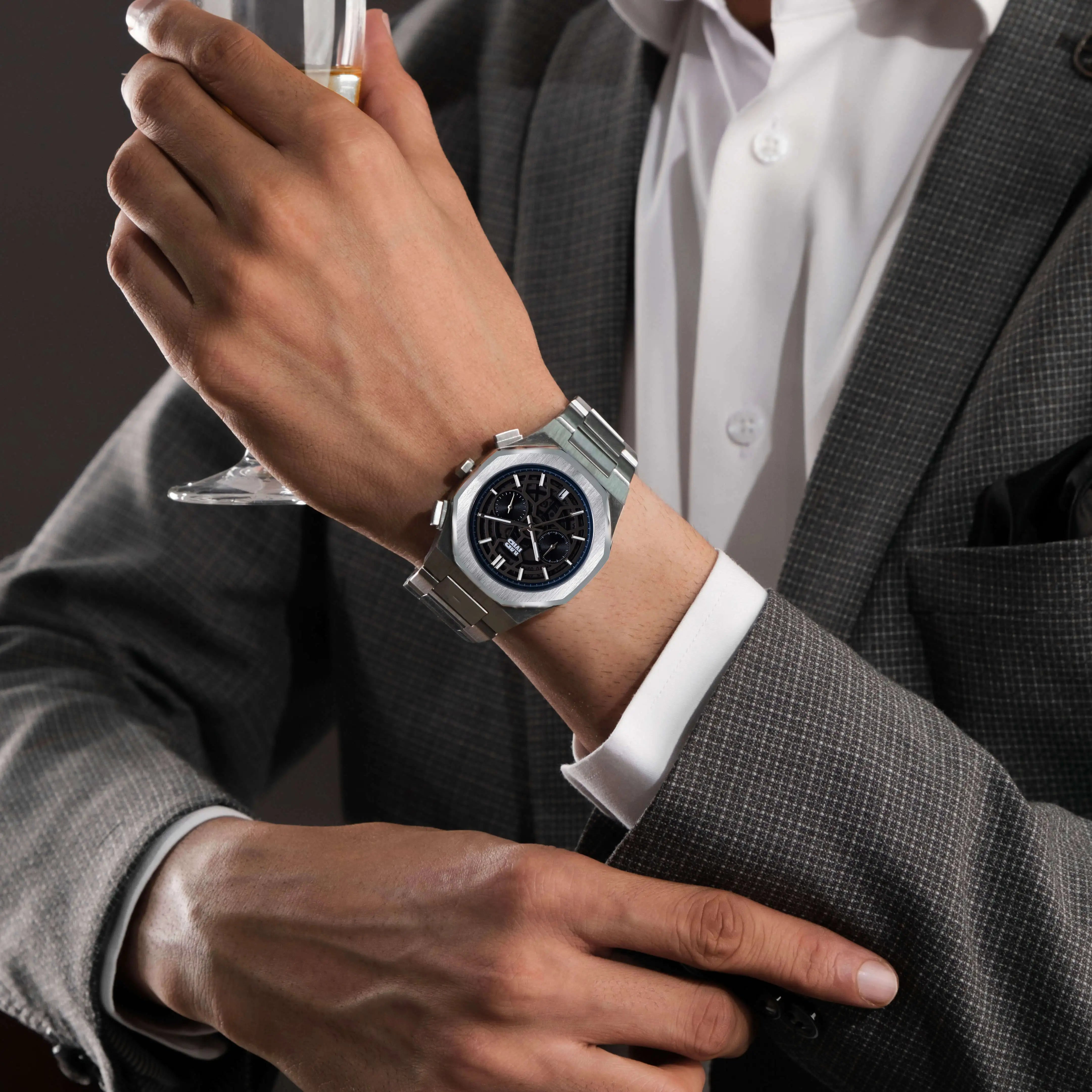 Buy watches online with the MARKO BALENO SKELETON MB180-A.