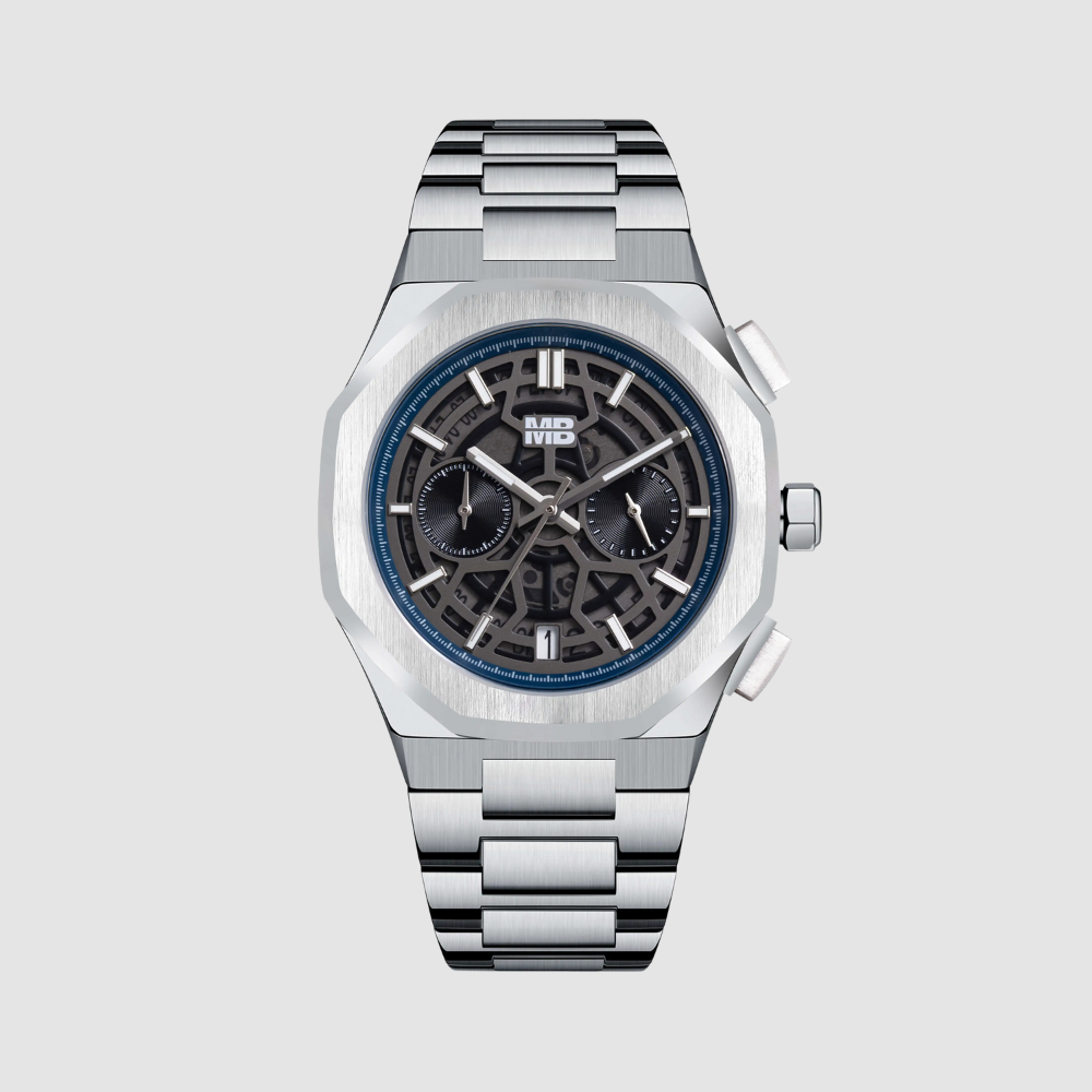 MARKO BALENO SKELETON SILVER EDITION MB180-A MENS WATCH