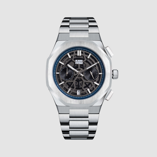 MARKO BALENO SKELETON SILVER EDITION MB180-A MENS WATCH