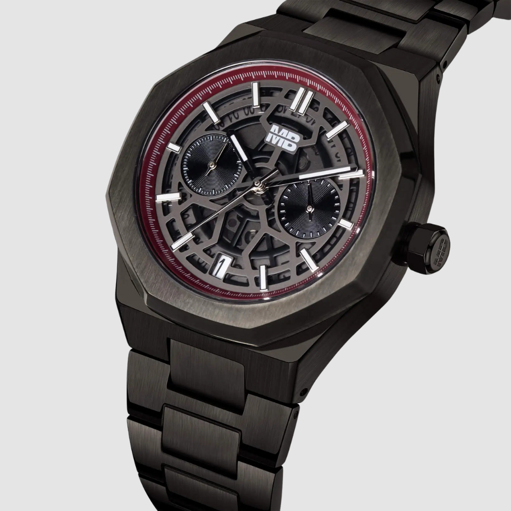 MARKO BALENO SKELETON  BLACK EDITION MENS WATCH