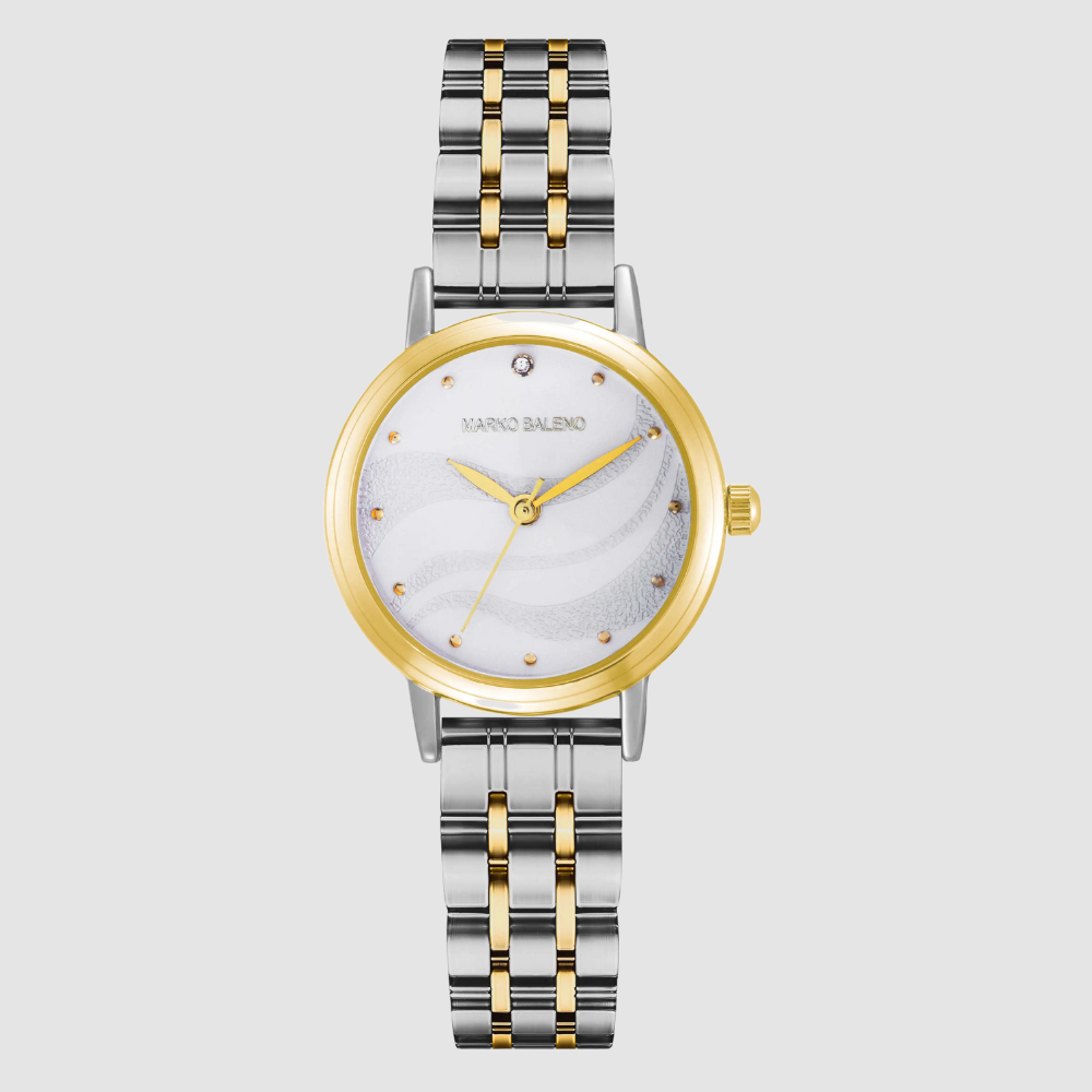 Experience timeless elegance with the MARKO BALENO ALYAA MB204-G,