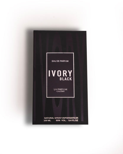 Ivory Black Perfume Box By La Parfum Galleria