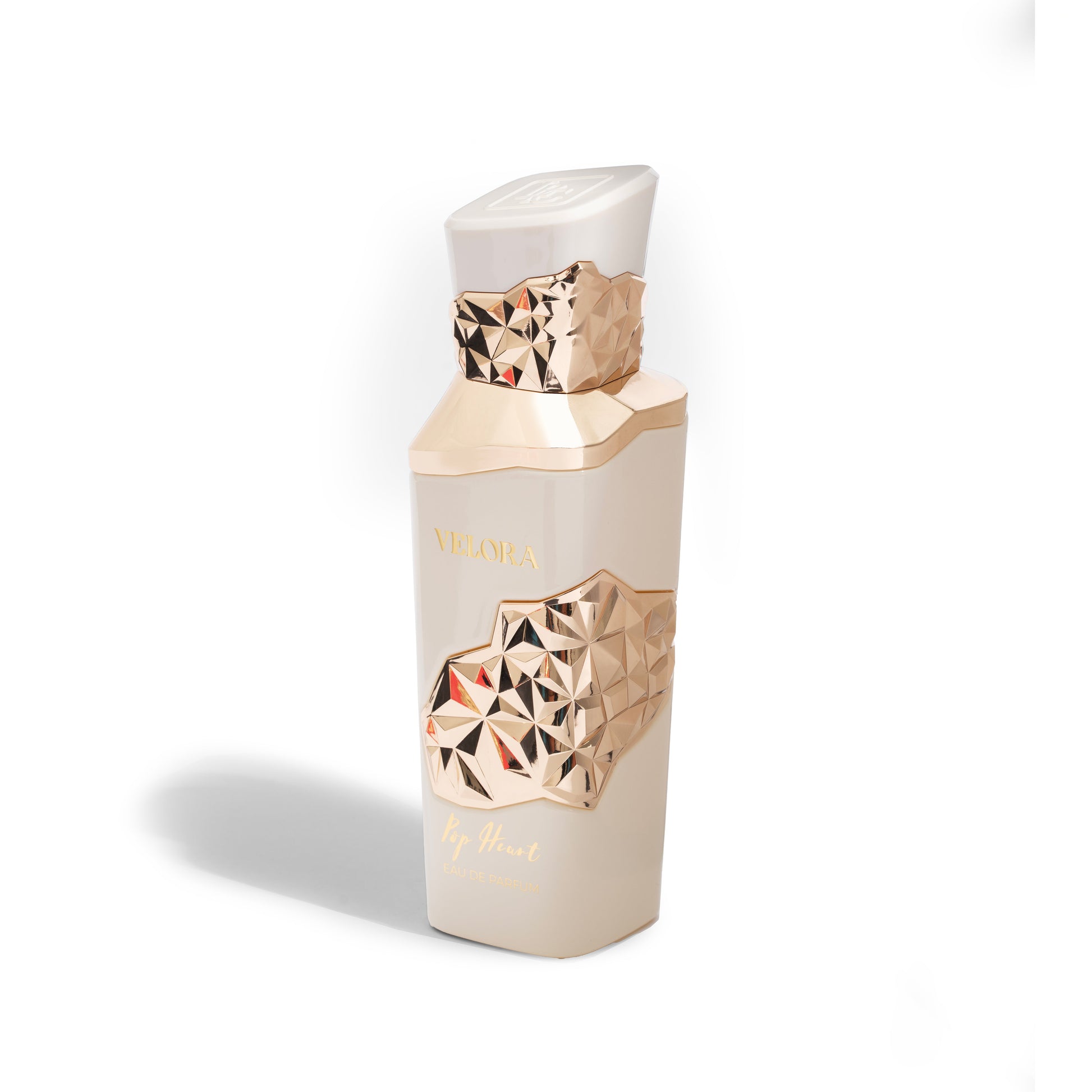 Velora Pop Heart Perfume Bottle Slightly Tilted By La Parfum Galleria