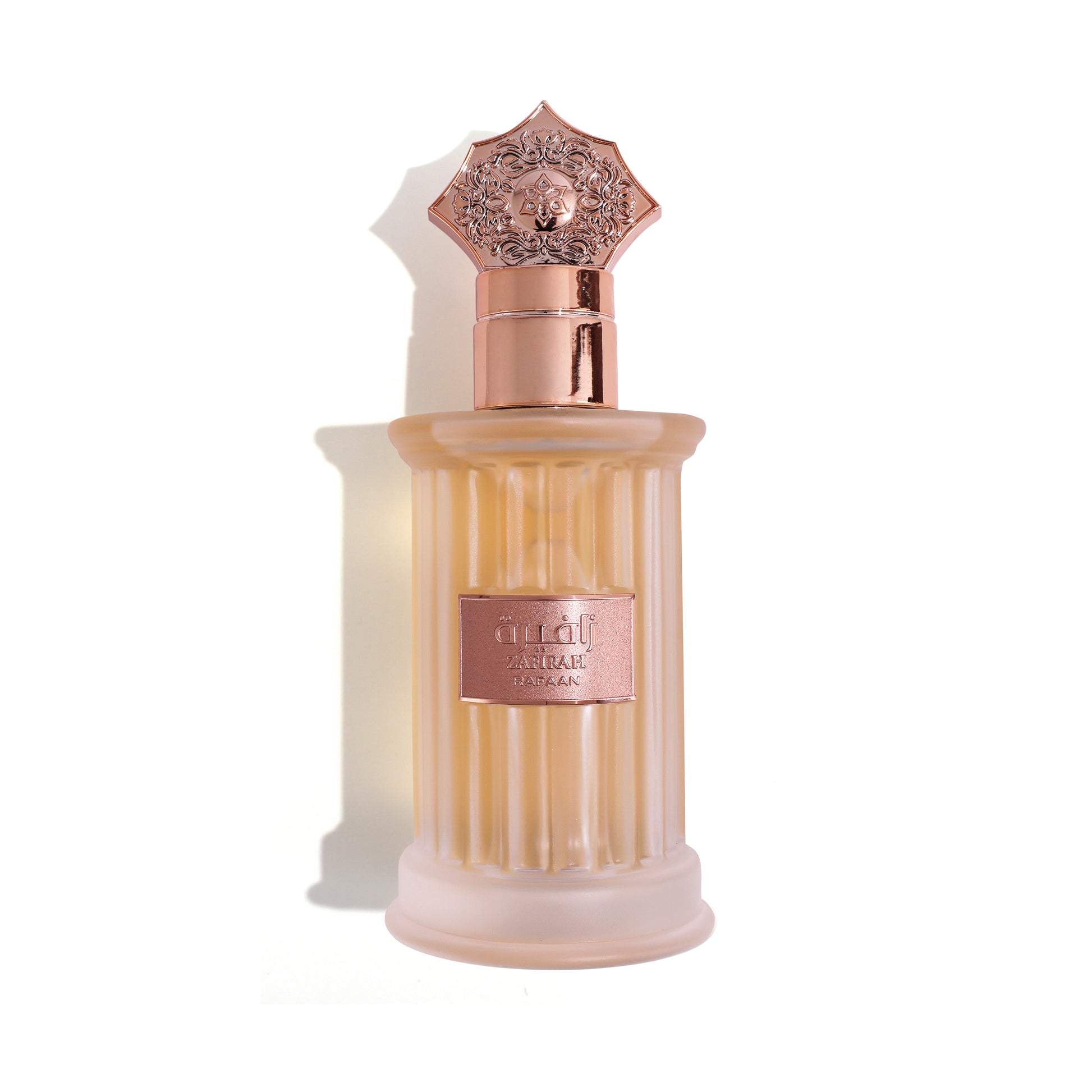 zafirah A sweet and luxurious fragrance that captivates with every note. It opens with the juicy freshness of pear, instantly uplifting your mood. 